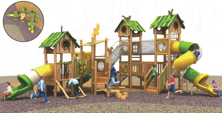 四川木质组合滑梯-PA捕鱼游乐(在线咨询)-木质组合滑梯采购