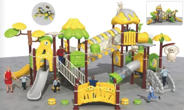兰州塑料组合滑梯-塑料组合滑梯厂家-PA捕鱼游乐设备