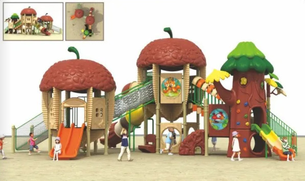 塑料组合滑梯定制-新郑塑料组合滑梯-PA捕鱼儿童游乐